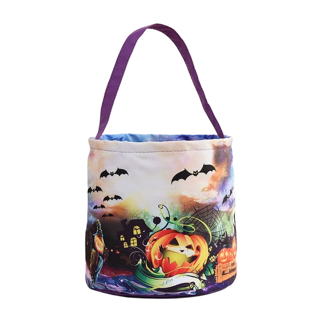 Labymos LED Light Up Halloween Bucket Bolsas