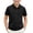 Black, variant on Boys Girls Golf Shirts Collared Short Sleeve Button Tee Kids Summer Casual Uniform School T-Shirt Tops With Pocket
