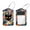 Cat in Flowers, variant on RATGDN 2Pcs Leather Luggage Tags with Stainless Loop, Dog German Shepherd Patterned Travel Tags with Privacy Flap for Suitcases
