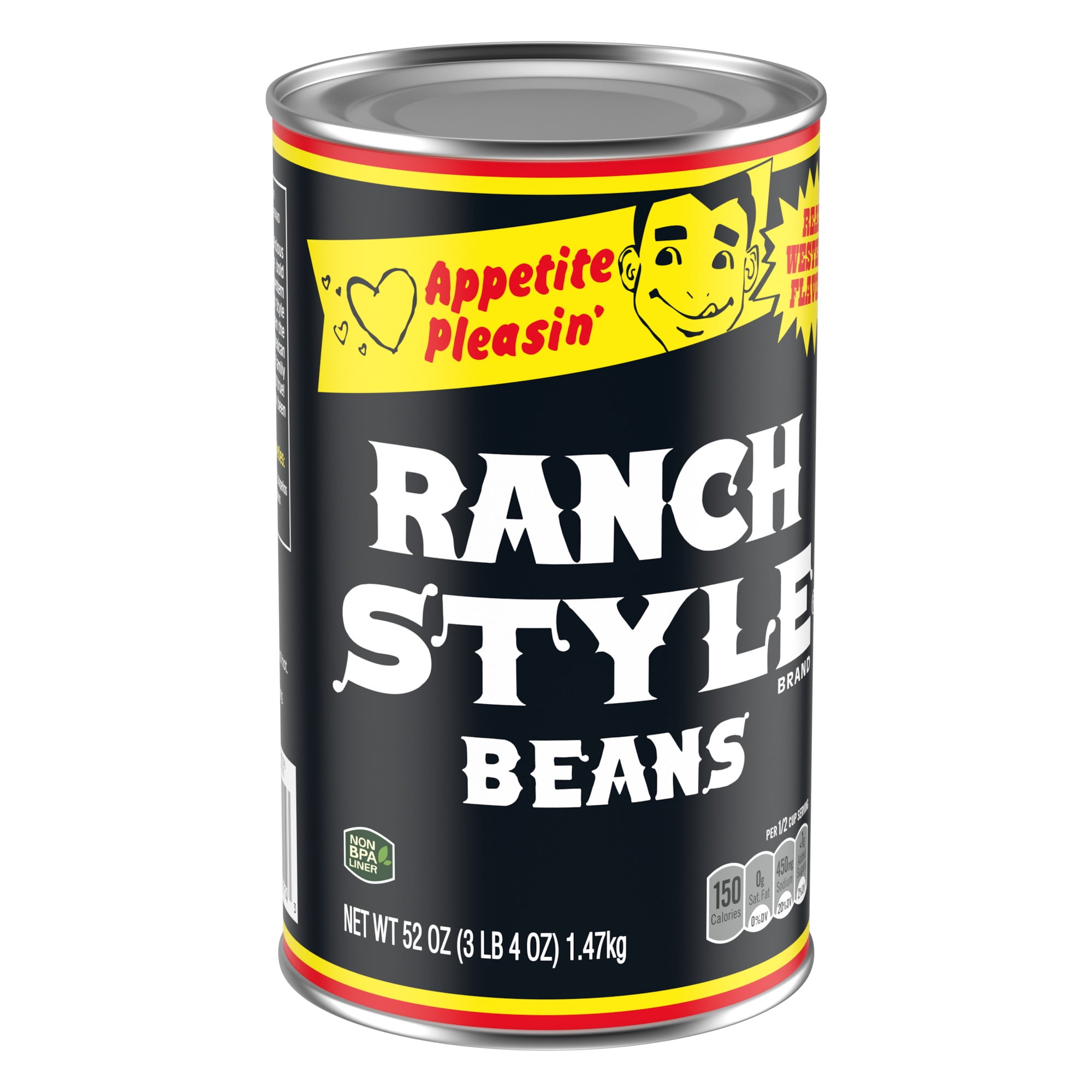(3 pack) Ranch Style Beans, Canned Beans, 52 oz.