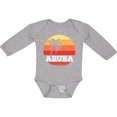 thumbnail image 3 of Inktastic Aruba Vacation Boys or Girls Long Sleeve Baby Bodysuit, 3 of 5