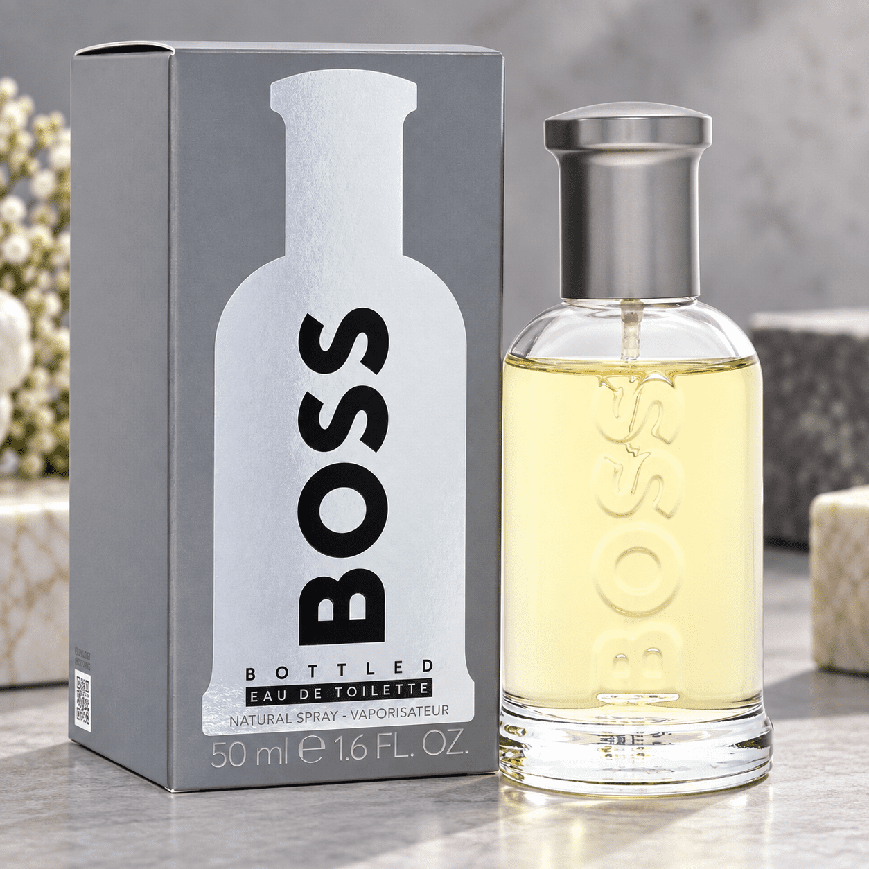 Hugo Boss Man, Original Eau De Toilette Spray, Woody Scent, 3.3oz