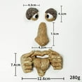 thumbnail image 3 of xiaxaixu Easter Face Shaped Tree Statue, Luminous DIY Resin Sculpture, 3 of 4
