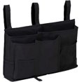 thumbnail image 1 of Organizador de mesita de noche, organizador para literas, bolsillo para guardar la cama, organizador colgante para dormitorios universitarios, barandillas de cama de hospital, cuna, campamento (negro), 1 of 7
