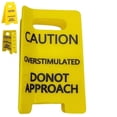 thumbnail image 5 of Osdhezcn Eye Catching Yellow Hair Claw Clip for Various HairType Caution Sign Hair Claw Ponytail Holder for Theme Event Gathering, 5 of 8