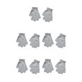 thumbnail image 3 of Guardurnaity 1 par de guantes para niños Estilo simple Cubiertas cómodas para calentar las manos Guante de punto de color sólido para niños Type2 NO2, 3 of 6