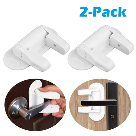 Eeekit Door Lever Lock 2 Pack Child Pets Proof Baby Proofing