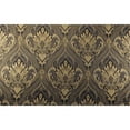 thumbnail image 4 of Black/Gold Jacquard Ogee Home Decorating Fabric, Fabric By the Yard, 4 of 4