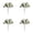 Light Pink, variant on 1-6PC 12 Inch Artificial Mini Rose Bouquet Bridal Flower Fake Silk Rose Bulk for Valentine's Day Wedding Bridal Shower Home Office Garden Decoration