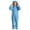 Blue, variant on Kids Bear Ear Footed Fleece Onesie Full Zip Hooded One Piece Pajamas Warm Plush Jumpsuit Animal Costume for Boys Girls 4-15 Years