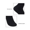 thumbnail image 4 of Calcetines de Nailon transparentes uxcell con puños Elásticos para mujer 2 Pares Negro M, 4 of 7