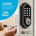TURBOLOCK TL117 Smart Lock with Keypad, Voice Prompts SingleCylinder