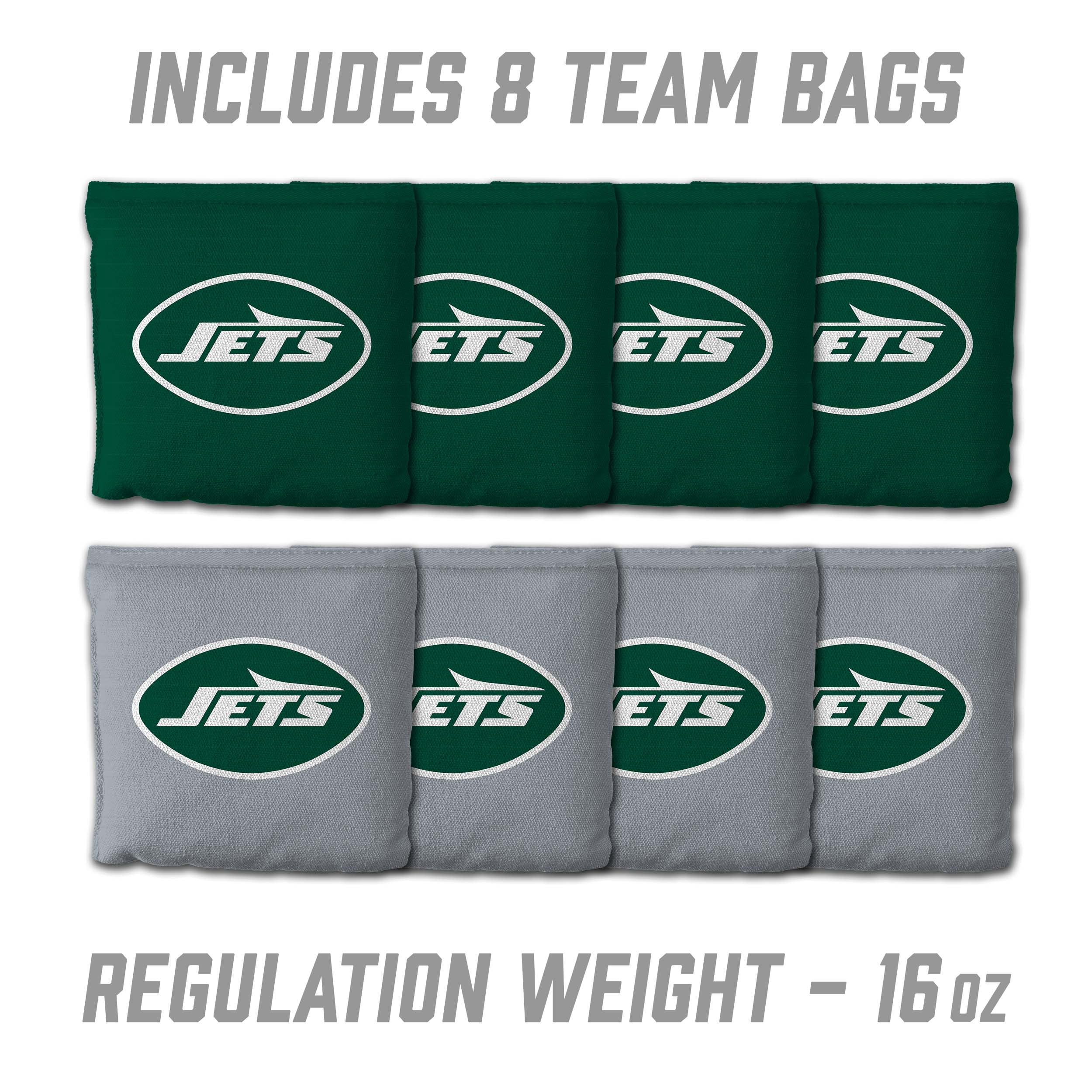 YouTheFan NFL New York Jets 2' x 3' MDF Cornhole Game