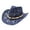 Navy, variant on Summer Hats for Women , Hiking Hat Women , Beach Vacation Classic Western Shapeable Straw Sun Hat for Women and Men with Decorative Bands and Wide Brim