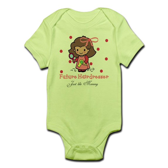 CafePress - Hairdresser Like Mommy Baby Kids Infant Bodysuit - Baby Light Bodysuit