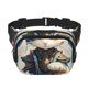 thumbnail image 1 of Fotbe Exotic Blue Cat Cangurera Cuadrada con Estampado de Doble Capa, Bolsa de Cintura Ajustable Mini para Hombres y Mujeres, 1 of 9