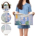 thumbnail image 5 of Yayeee Foldable Storage Basket for Shelves with Handles Waterproof Cloth Bins, Seaside Boat, 5 of 7