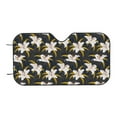 thumbnail image 7 of Balery Lilies Flowers Print Car Windshield Sun Shade,Windshield Sunshade for Car Pickup Truck SUV Accessories-Small, 7 of 7