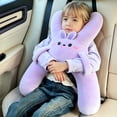 thumbnail image 6 of Car Pillow for Travel, H-Shaped Plush Neck Rest Cushion, Sleeping Pillow, Animal-Themed Car Seat Cushion with Safety Belt Protector, Neck Pillows for Sofa Lounging, and Quiet Downtime, 6 of 6
