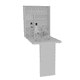 thumbnail image 2 of Mesa Abatible Empotrable con Repisas Organizadoras para Cocina o Estudio Color Blanco | Excelsior, 2 of 4