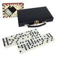 thumbnail image 1 of Juego de dominó GOTHINK portátil doble 6 para adultos con caja de almacenamiento, 1 of 6