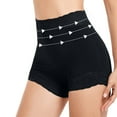 thumbnail image 5 of GEWSEY Women lifter panties Lace Tummy Control Shapewear Shorts Fajas Colombianas Moldeadoras Comfortable underwear (Black, S), 5 of 6