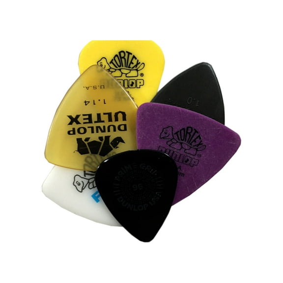 Dunlop Guitar Picks Bass Variety Pack 6 Different Picks