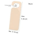 thumbnail image 2 of Raindrops 6 Pcs Blank Door Knob Hanger Doors Hotel Decoration 24.00X8.00X0.30CM Khaki, 2 of 8
