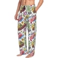 thumbnail image 6 of Logiee America Landmarks1 Print Pajama Pants for Men,Men’s Pajama Bottoms,Mens PJ Pants with Pockets & Button Fly-Small, 6 of 6