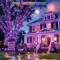 thumbnail image 4 of 66FT 200 LED Smart String Lights Color Changing RGB Fairy Lights with APP & Remote Control Music Sync Timer  Dimmable P65 Waterproof Plug-in Lights for 4th of July Patio Backyard Party & Holiday Deco, 4 of 7