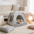 thumbnail image 5 of Pet Tent for Summer with Mosquito-Proof Mesh, Breathable Fabric & Portable Foldable Design, Suitable for Indoor Outdoor Cats, 15x15in by MPOISVA, 5 of 5