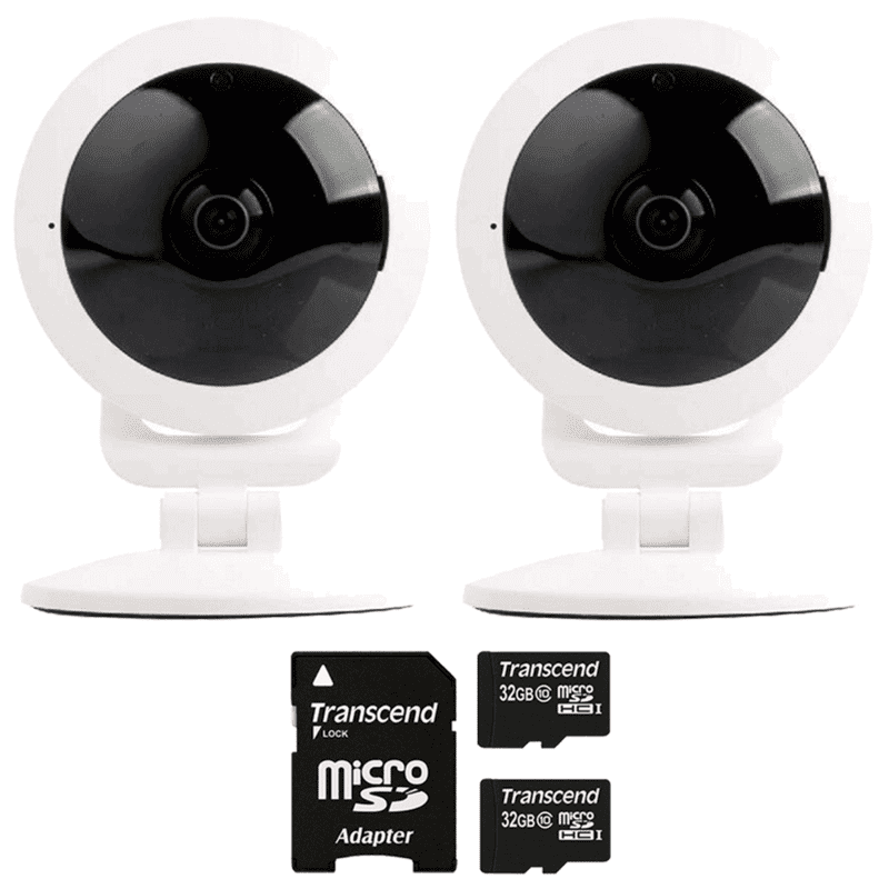 Two Vivitar IPC117 Smart Security High Definition Capture Cameras with
