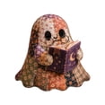 thumbnail image 2 of Little Ghost's Cozy Halloween DIY Patchwork Kit, with Pre-Cut Fabric, Stuffing & Accessories, Halloween Decoration & Gift（D）, 2 of 6