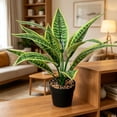 thumbnail image 4 of Plantas artificiales en maceta | Vegetación artificial para la decoración del hogar | Follaje realista de PVC para sala de estar, oficina y dormitorio, 4 of 6