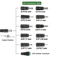 thumbnail image 5 of Gonine 24V 2.5A 2A Power Supply, 24V AC Adapter Charger Replace LED Strips LCD Monitor 3D Printer Dymo Label Writer Power Cord US Plug and 11 Pcs DC Jack Connector., 5 of 6