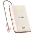 thumbnail image 1 of Batería externa GearIt 2 en 1 de 10000 mAh, paquete de baterías MagSafe con soporte, color canela, 1 of 10