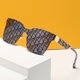 thumbnail image 2 of Gafas de sol de una pieza con protección UV para exteriores, para hombres y mujeres, con estampados de moda europea y americana, 2 of 5