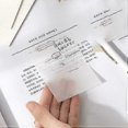 thumbnail image 1 of 50/100x Transparent Sticky Notes Pad Waterproof Self-adhesive Clear Memo Note, 1 of 5