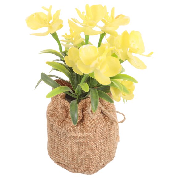 Moluckfu Flor De Phalaenopsis Falsa En Maceta Para Duradera Sin Mantenimiento Diario