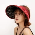 thumbnail image 3 of Ludlz Sun Visor Hats Women Large Brim Summer UV Protection Beach Cap, 3 of 6