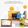 thumbnail image 5 of Magnetic Fill Light 3000K?6500K Dimmable Mini Fill Light with Stand for Cell Phone Tablet Laptop Camera Live Streaming, 5 of 5