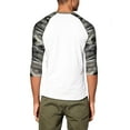 thumbnail image 4 of Ma Croix Mens 3/4 Sleeve Raglan Baseball T Shirt, 4 of 4