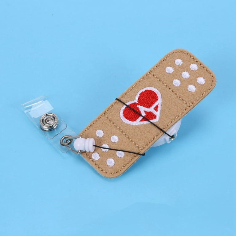 Nurse Badge Reel Holder - 6 Pack - Rn Badge - Band Aid Badge Reel - Perfect Nurse Gifts for Women, Gray