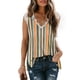 thumbnail image 1 of ICHUANYI Clearance Fashion Woman V-Neck Sleeveless Lace Blouse T-Shirt Floral Printing Loose Tops(Yellow, M) ICHUANYI WER2023081116598, 1 of 8