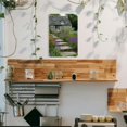 thumbnail image 4 of [Vintage Appeal] Charming Vintage Lavender Cottage Tin Sign - 8"x12" Iron Wall Decor, Rustic Flower Bed Display with Thatched Roof & Lush Garden Scene for Home & Kitchen, 4 of 8