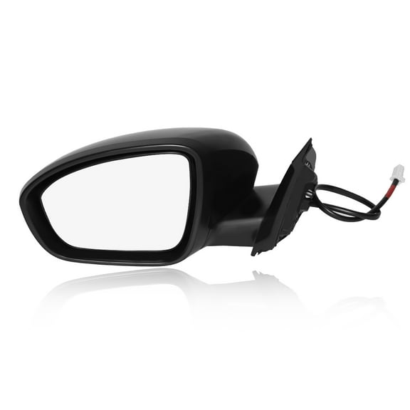 Left Driver Side Mirror, Power Non-Heated Paintable Manual Folding View Mirror For 2019-2023 Nissan Altima