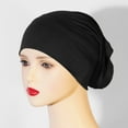 thumbnail image 5 of Yoyauz Muslim Inner Turban Cap Women's Turban Under Cap Hat Islamic Knit Pipe Cap, 5 of 23