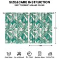 thumbnail image 2 of Nursery Curtains Boys Girls Kids Banana Leaf Pattern Print Pattern Window Drapes for Living Bedroom Playroom Room Decor Rod Pocket 42x54 Inch 2 Panels, 2 of 2