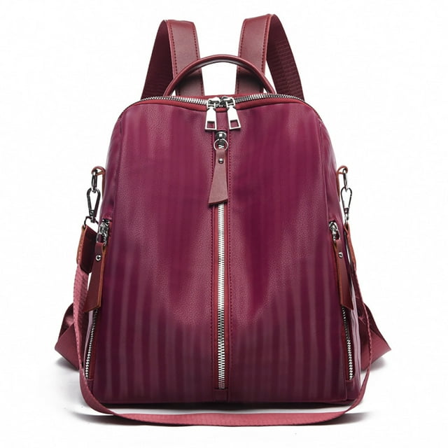 Backpack Purse Large Capacity Simple Fashion School Daypack Handle Shoulder Bag