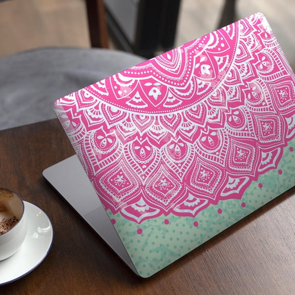 DesignSkinz Green and Pink Tribal v3 Full-Body Skin Decal Wrap Cover for MacBook 12" Retina (A1534)